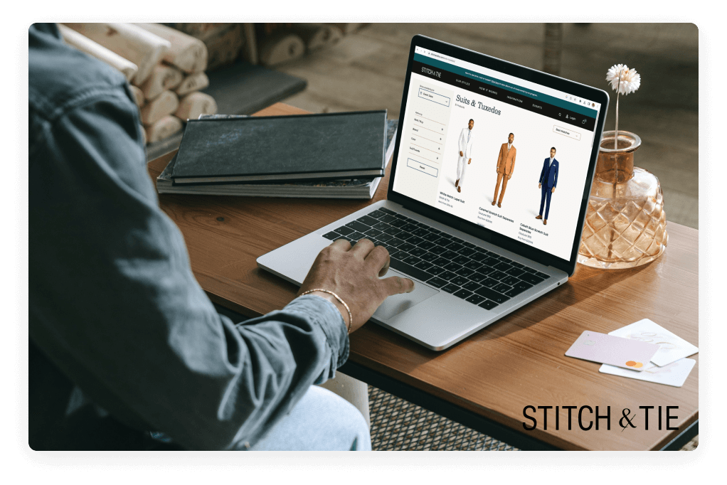 Stitch & Tie Custom Site for Stitch and Tie Retail Expansion